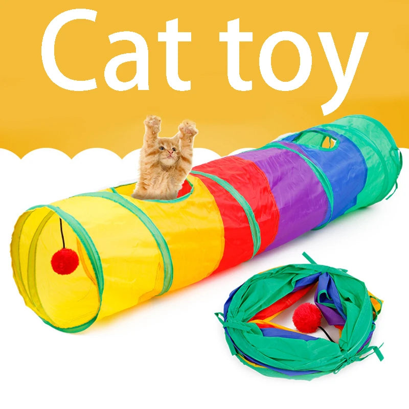 Collapsible Cat Tunnel Play Toy