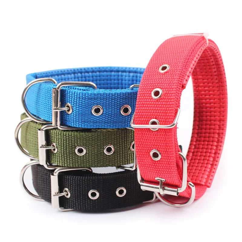Solid Color Nylon Dog Collar - view 3