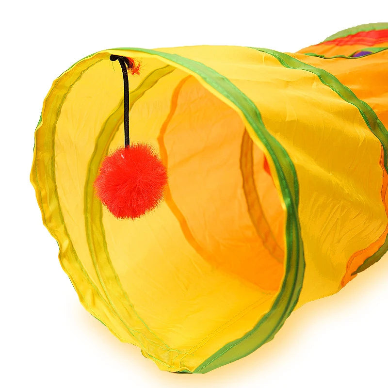 Collapsible Cat Tunnel Play Toy