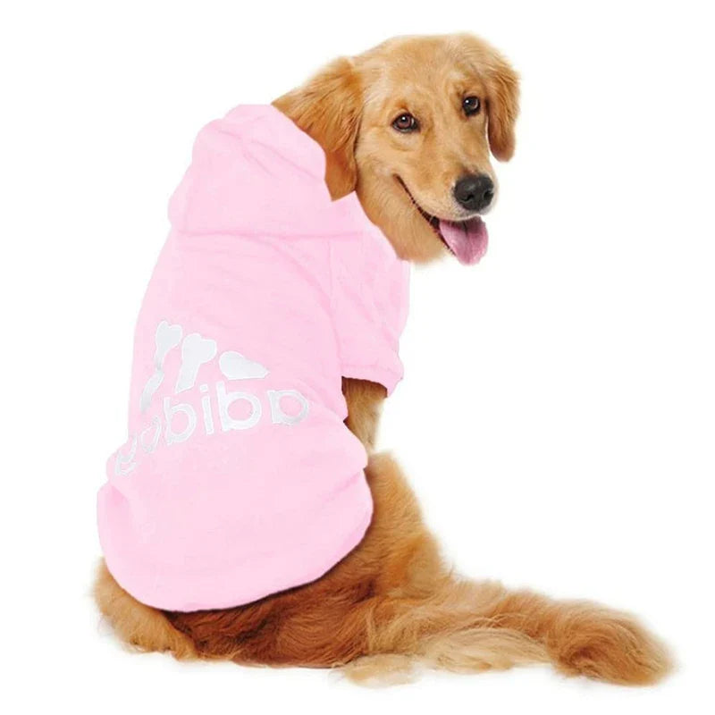 XS-9XL Adidog Pet Dog Clothes for Small Medium Big Large Dogs Cotton Hooded Sweatshirt Hot Selling Warm Two-Legged Pets Jacket