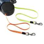 Retractable Double Dog Leash with Light, 3m - view 5