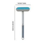3-in-1 Long-Handle Pet Hair Remover Brush for Cat and Dog Fur - view 6