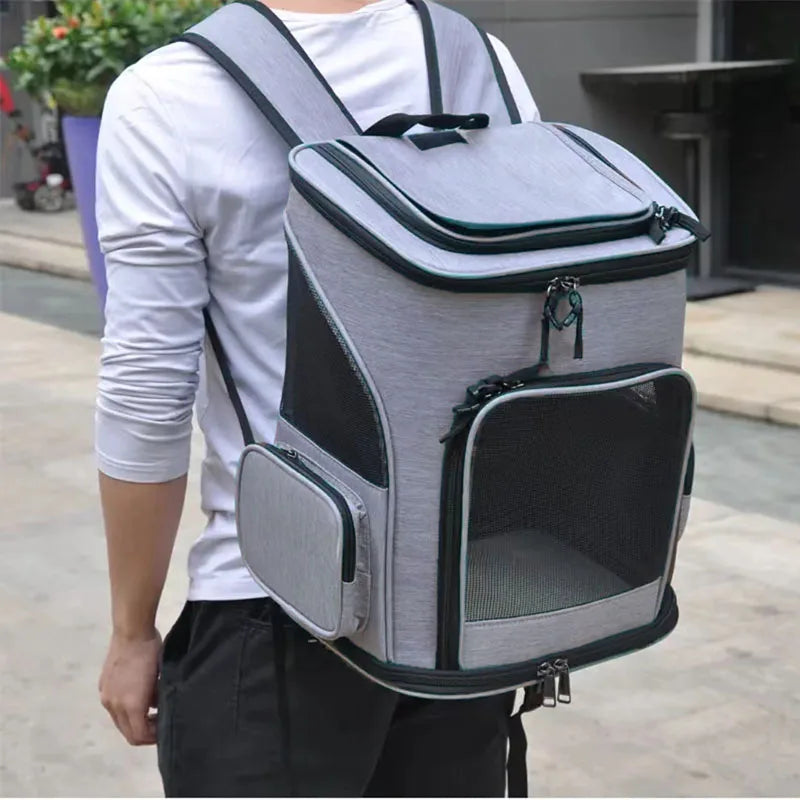Expandable Breathable Cat Carrier Backpack - view 4
