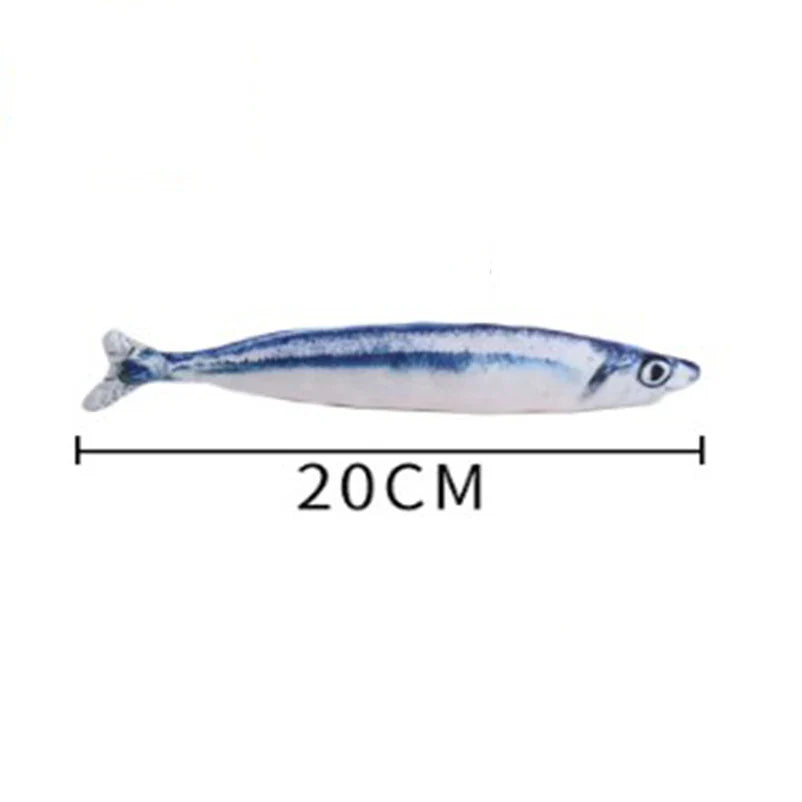 Plush Fish Chew Toy for Cats - view 5