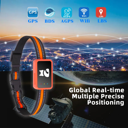 4G Smart Dog Collar Holder GPS Tracker for pet Waterproof Free SIM Cat Tracking Device Pet Locator with Find My for iOS Android