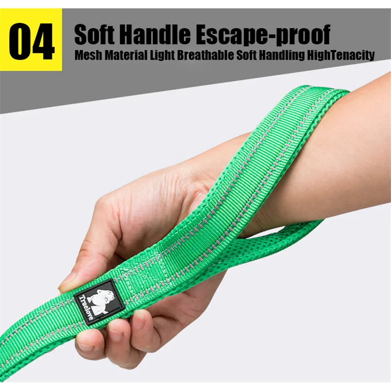 Truelove Soft Pet Leash Reflective Nylon Mesh Padded Puppy Large Dog or Cat Walking Training 11 Color 200cm TLL2112 Dropshipping