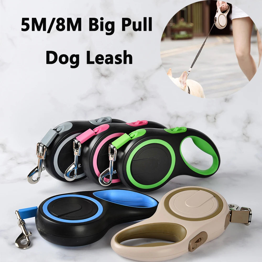 Retractable Dog Leash, 5M/8M