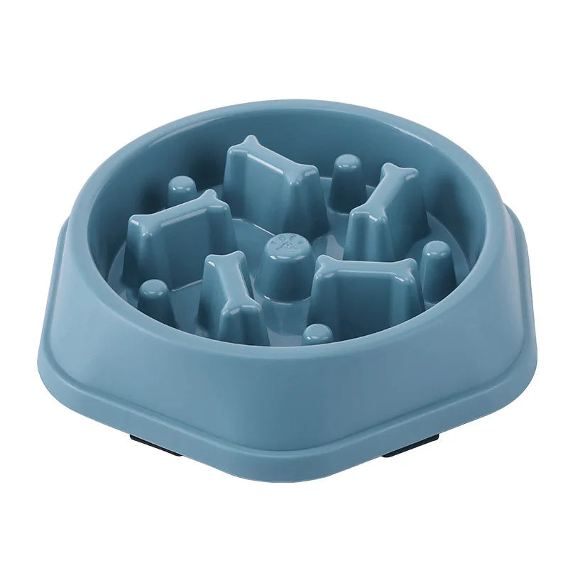 Anti-Choking Slow-Feeder Dog Bowl