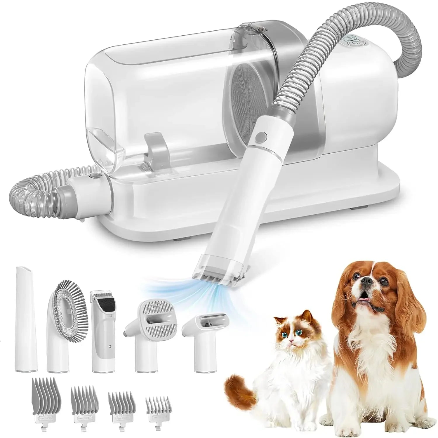 Dog Grooming Vacuum Kit, 2.3L Capacity