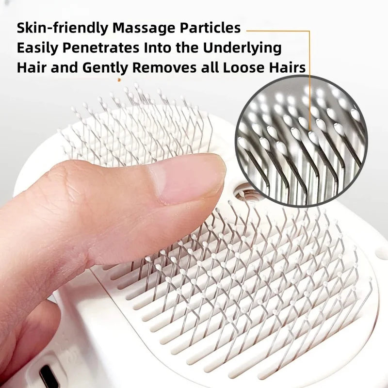 3-in-1 Anti-Tangle Steam Spray Brush for Dogs and Cats - view 5