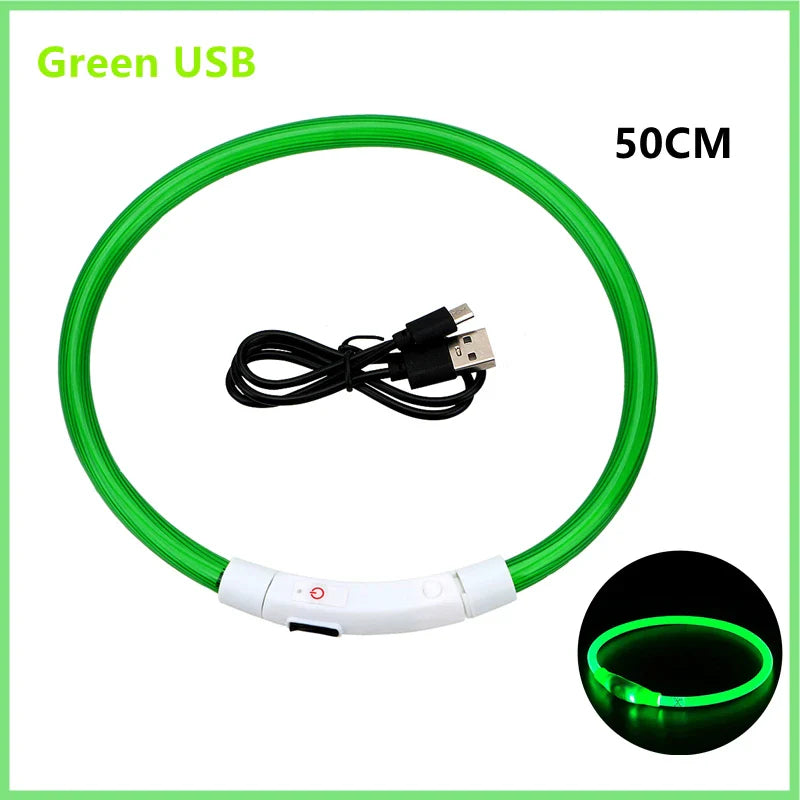 Adjustable Glowing LED Collar for Dogs and Cats - view 16