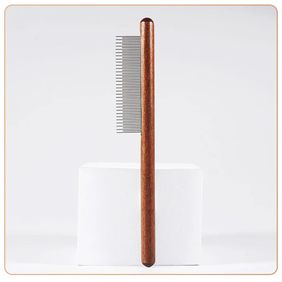 Solid Wood Flea and Grooming Comb for Cats and Dogs - view 7