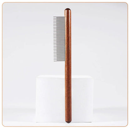 Pet Comb, Comb, Cat and Dog Floating Hair Removal Solid Wood Comb, Pet Cleaning and Grooming Flea Removal Comb