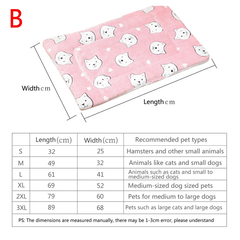 Thick Flannel Blanket Bed Mat for Dogs and Cats - view 6