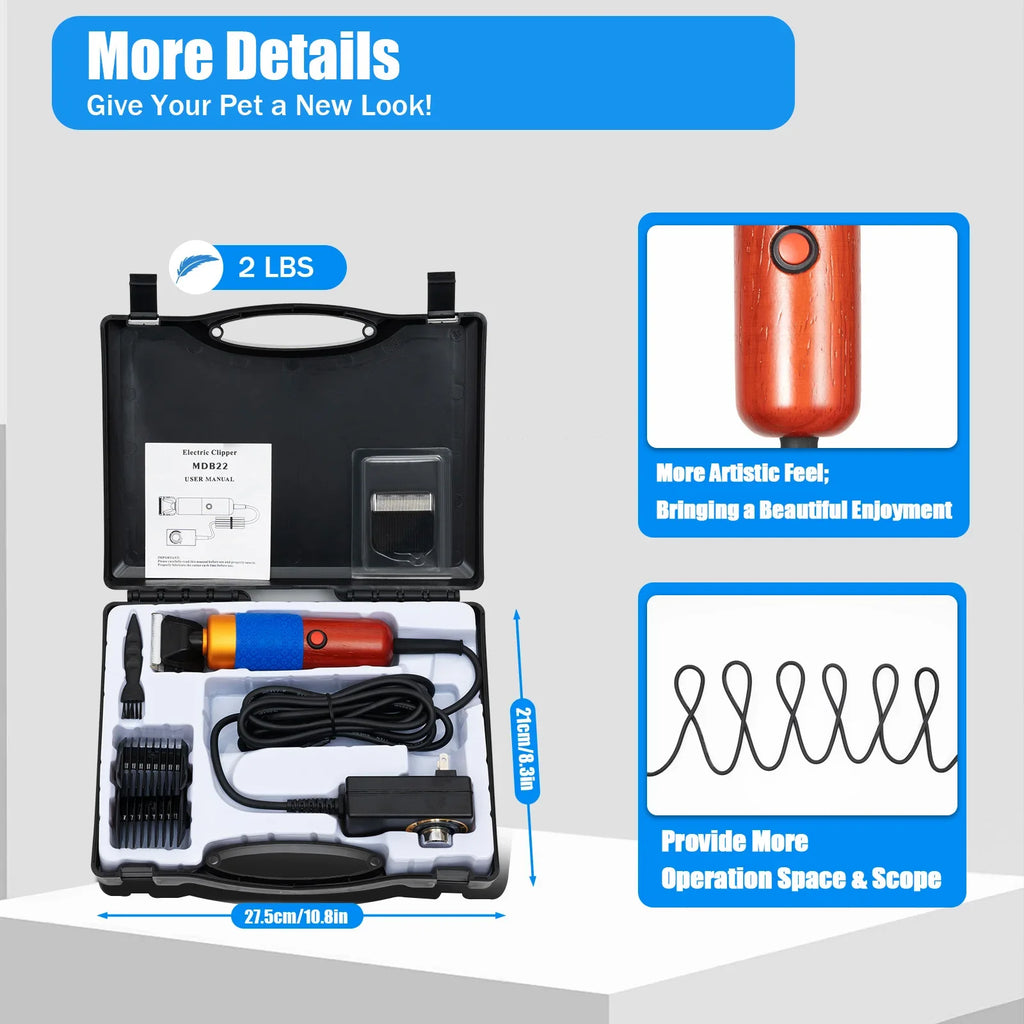 Electric Grooming Clippers for Dogs and Large Animals - view 5