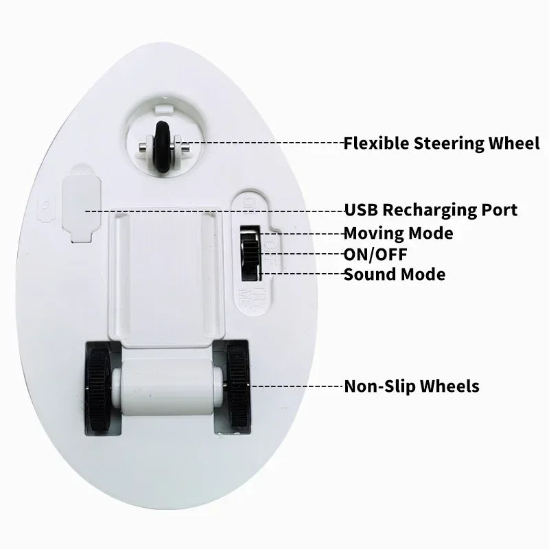 Electric Interactive Mouse Cat Toys Funny Plush Toy Smart Pet Interactive Movement Toys Fast Moving Pet Cat Accessories