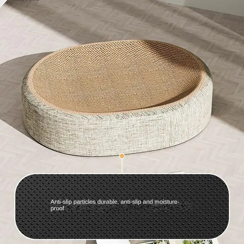Oval Sisal Cat Scratcher Bed - view 3