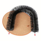Self-Grooming Cat Arch with Scratching Pad