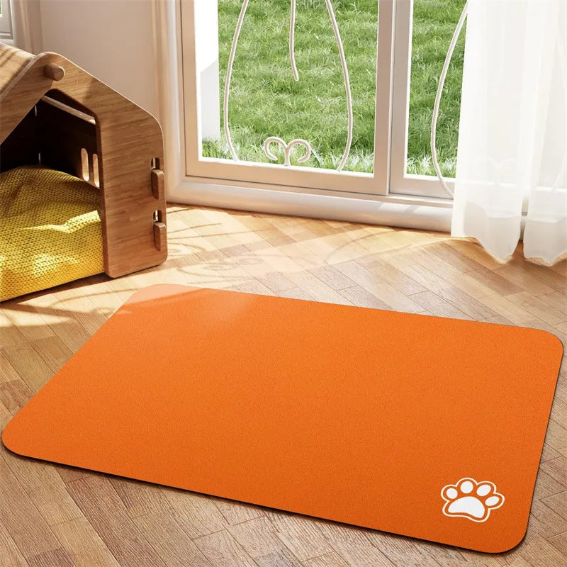 Absorbent Quick-Dry Feeding Mat for Dogs and Cats - view 13