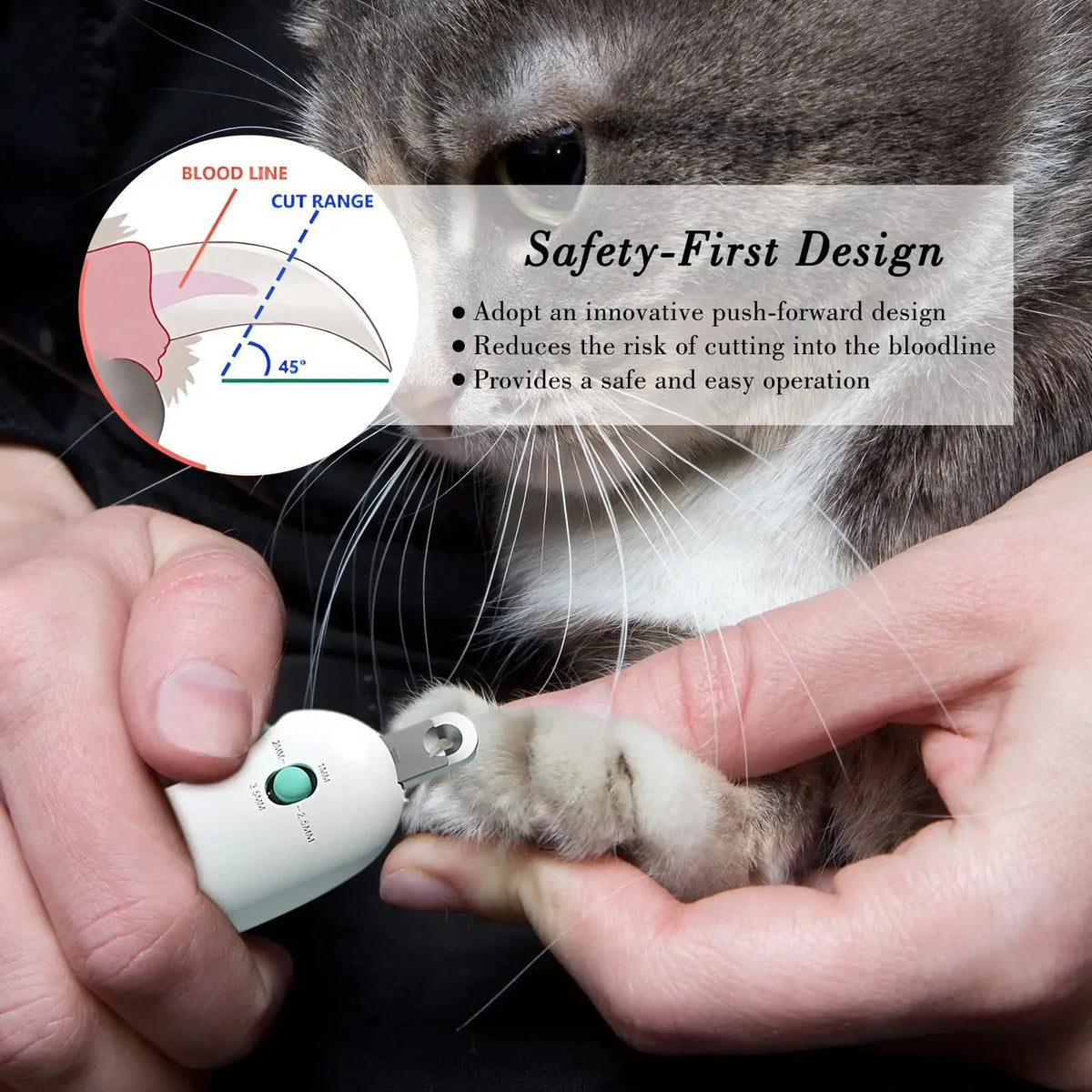 Professional Nail Clippers with Safety Guard for Dogs and Cats - view 5