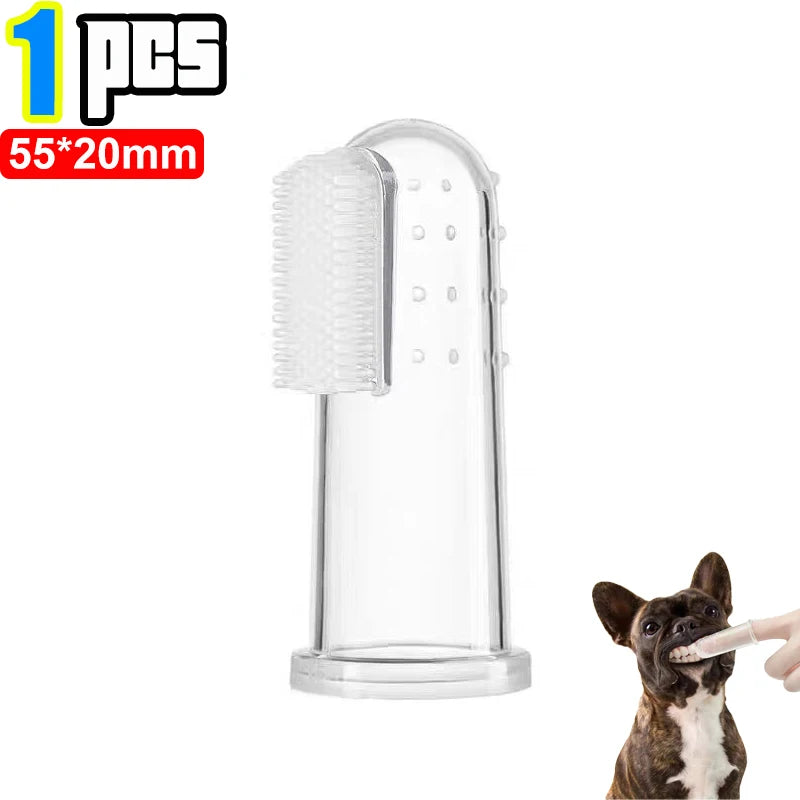 Silicone Finger Toothbrush for Dogs and Cats
