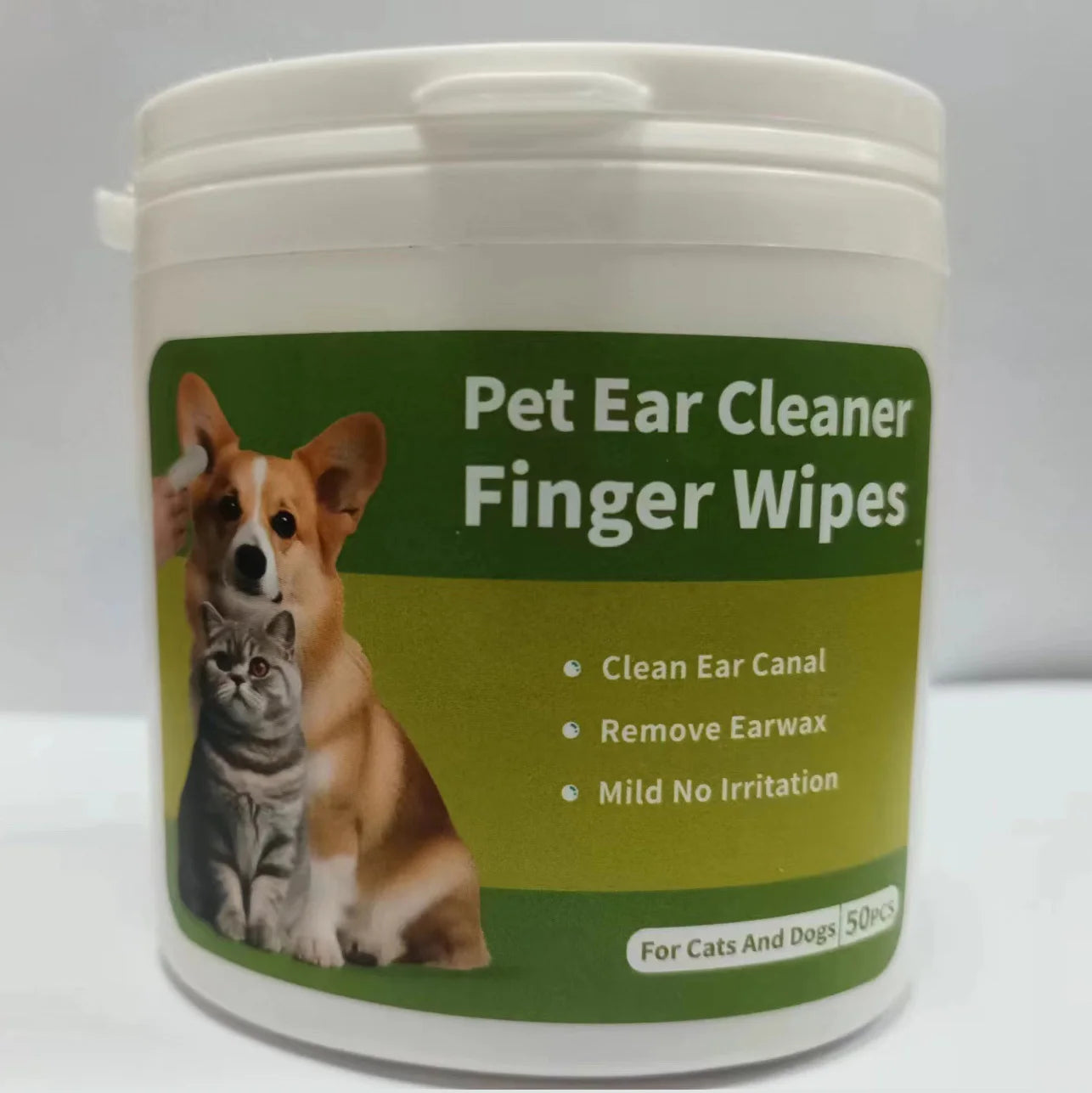 Pet Ear Cleaning Wipes and Finger Cots