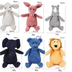 Corduroy Plush Squeaky Dog Toy
