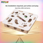 Interactive Cat Puzzle Box with Bell Balls