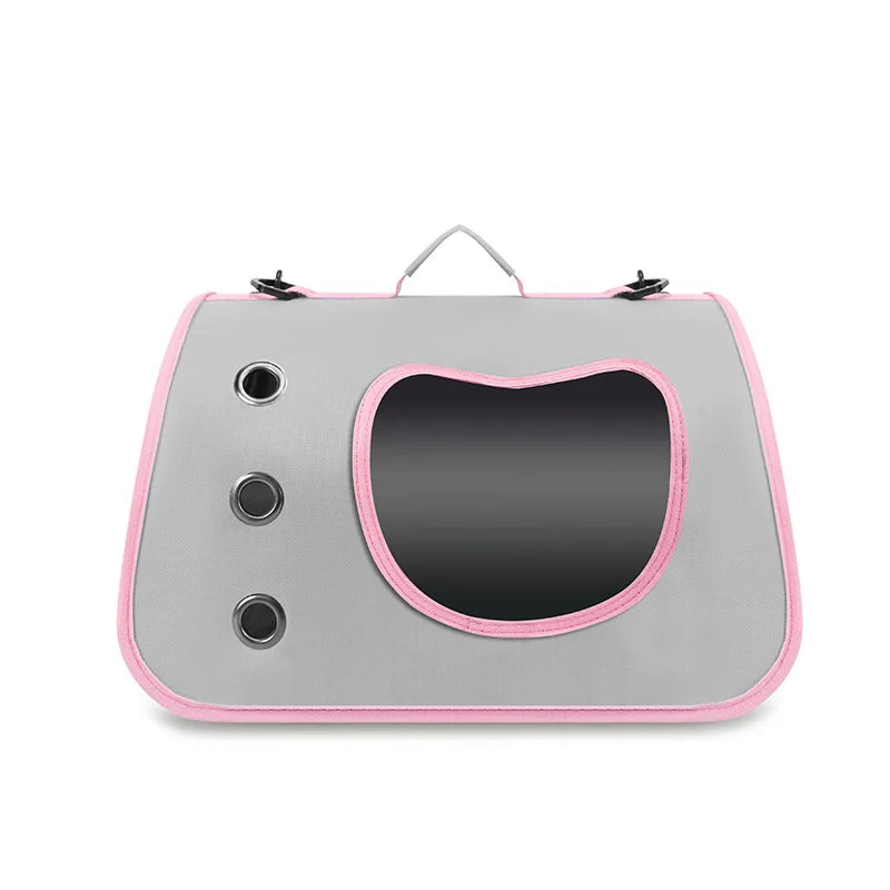 Foldable Breathable Shoulder Carrier Bag for Cats and Small Dogs - view 8