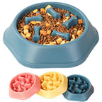 Anti-Choking Slow-Feeder Dog Bowl