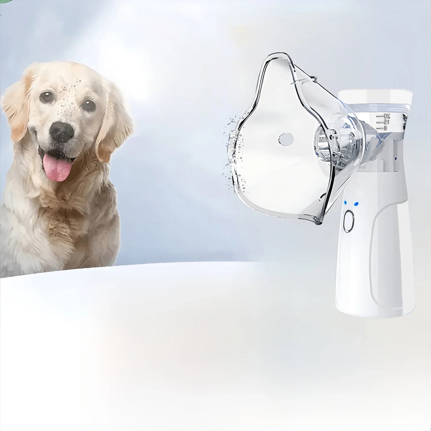 Veterinary Animals Aerosol Chamber Pet Asthma Inhaler Spacer Devices fot Pet Cats Dogs Nebulizer