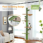 5-Tier Cactus Cat Tree, Floor to Ceiling - view 3