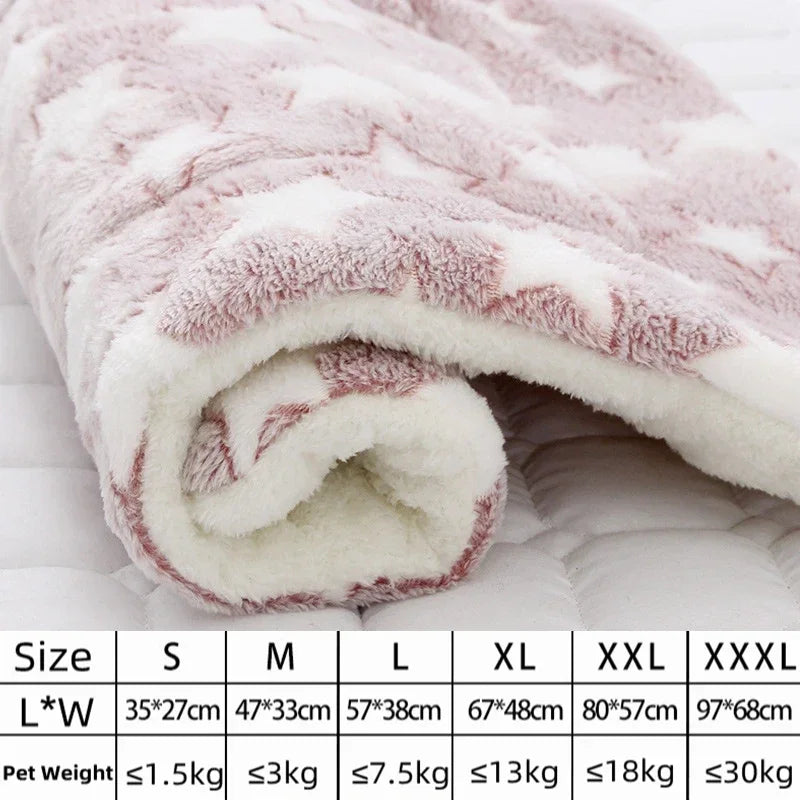 Thick Flannel Blanket Bed Mat for Dogs and Cats - view 17