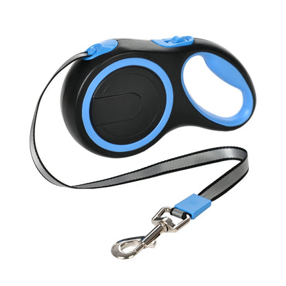 5M/8M Retractable Big Dog Leash Automatic Sturdy Nylon Rope Color Blocking Walking Hiking Strong Leash 50KG Large Pet Accessorie