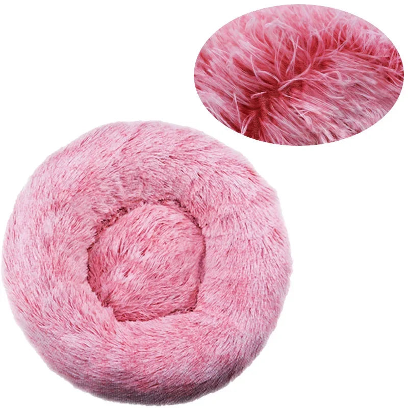 Super Soft Round Plush Dog Bed, 6 Sizes - view 21