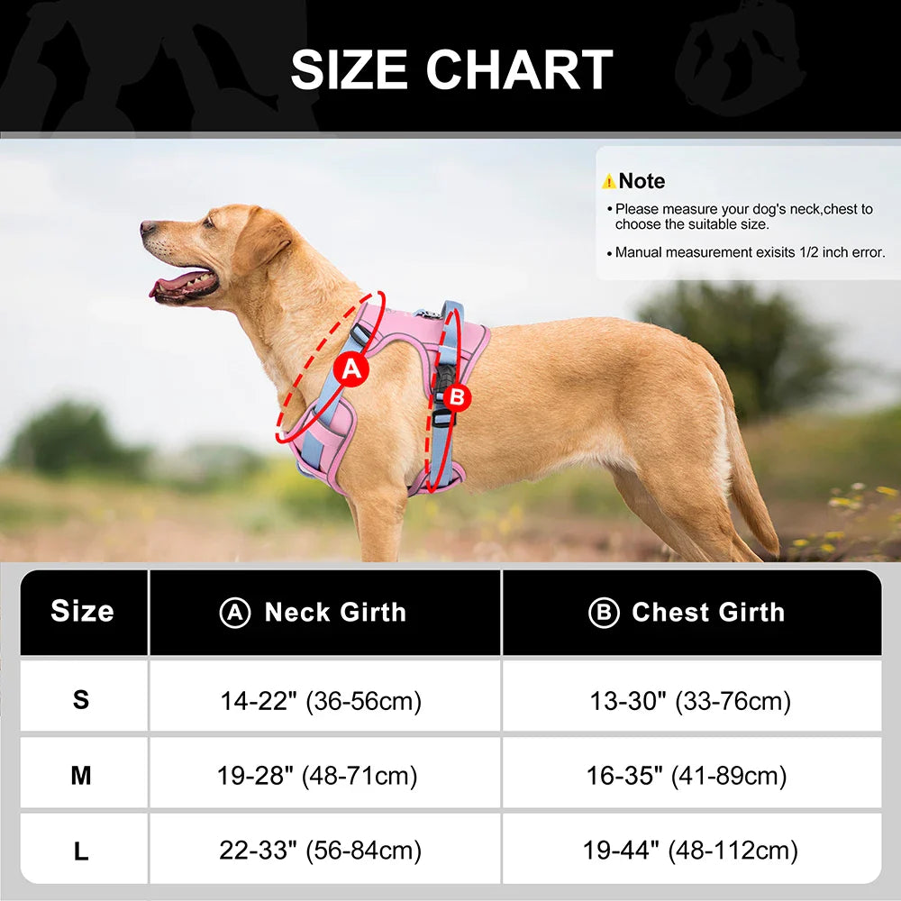 Reflective Mesh Dog Harness Vest - view 4