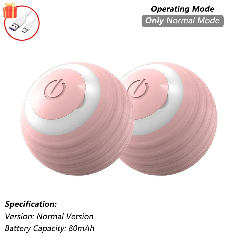 Rechargeable Smart Rolling Ball Cat Toy with Tail - view 10