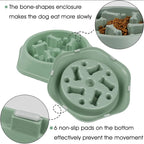 Anti-Choking Slow-Feeder Dog Bowl