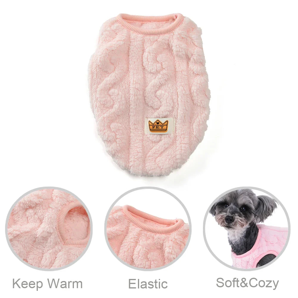 Sleeveless Fleece Vest for Dogs and Cats - view 2