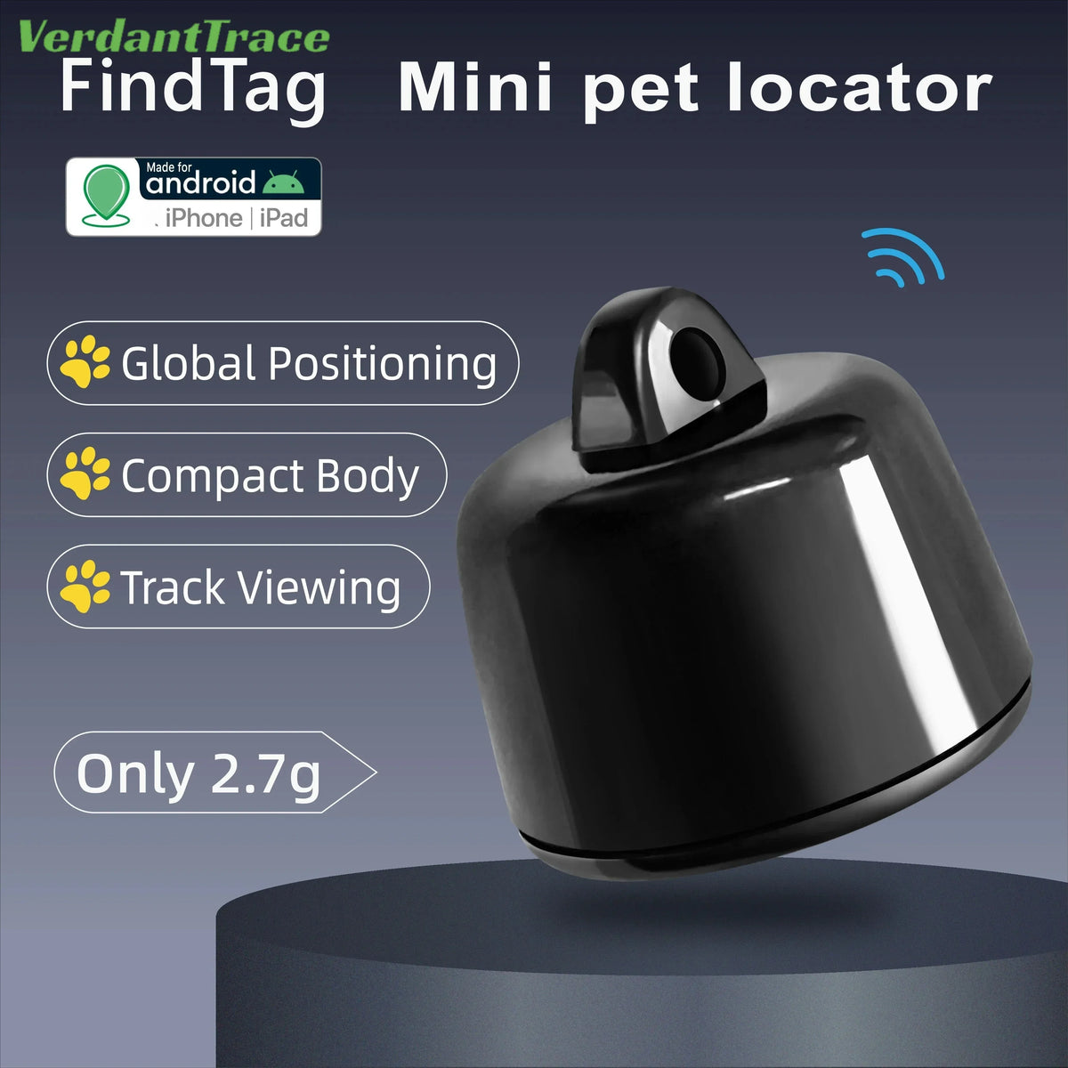 Mini Smart Tracking Tag for Dogs and Cats - view 3