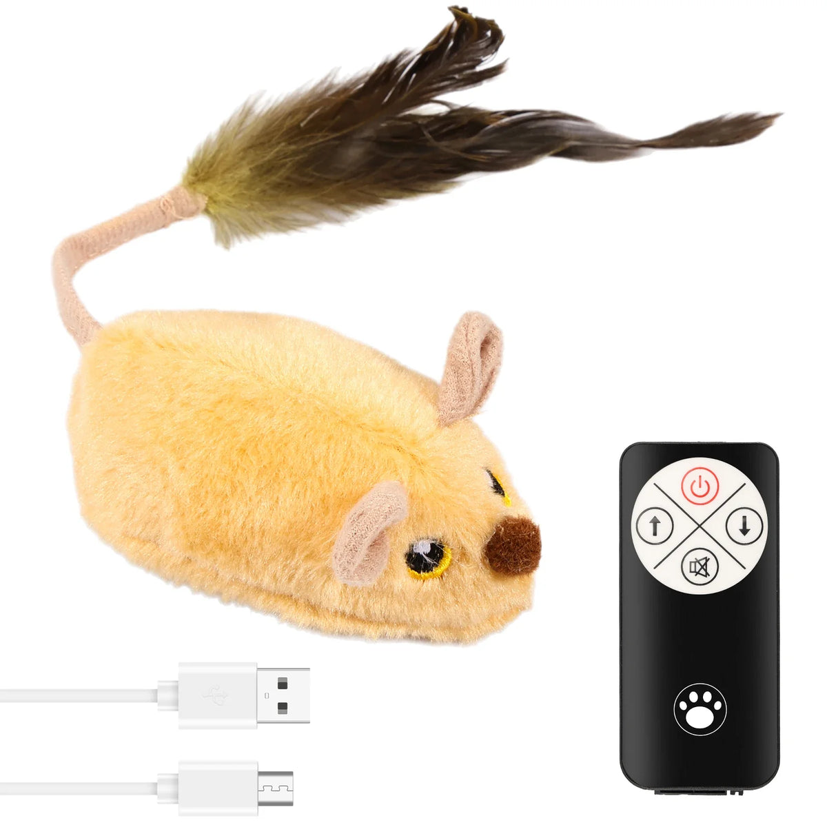 Rechargeable LED Moving Mouse Cat Toy - view 9