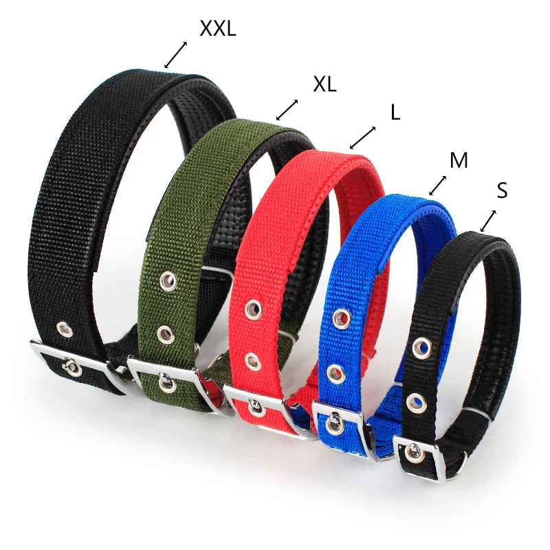 Solid Color Nylon Dog Collar - view 4