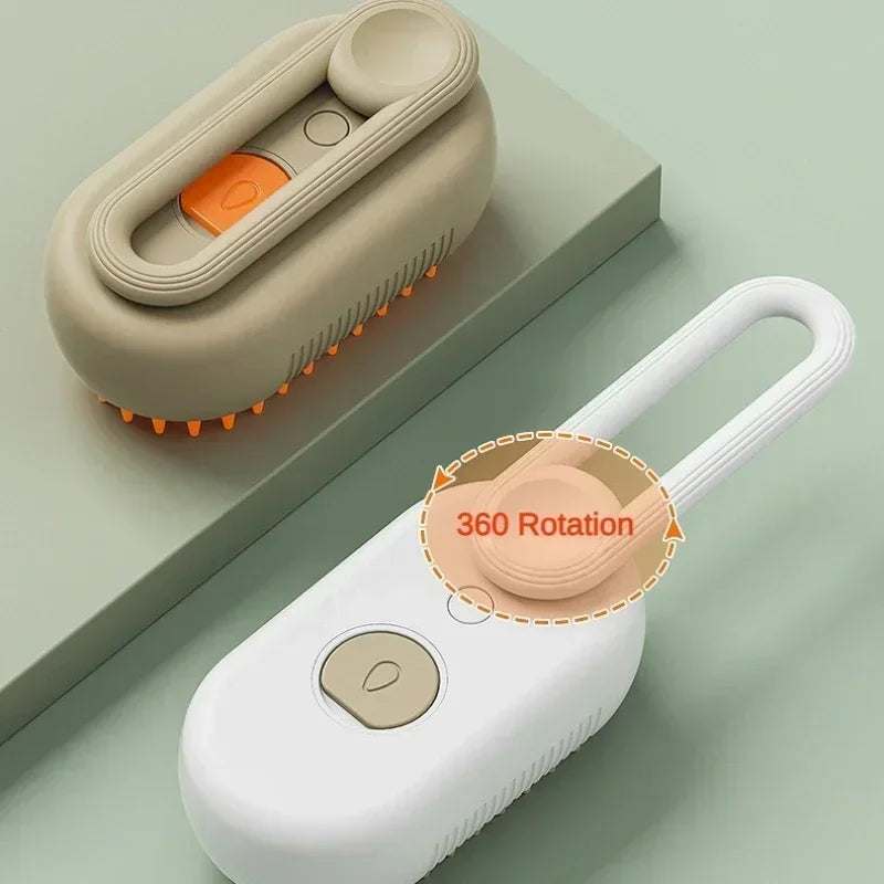 3-in-1 Steam Massage Grooming Brush for Dogs and Cats, 1/2 Pack - view 3