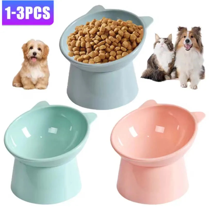 Tilted Anti-Tip Food and Water Bowl for Dogs and Cats - view 2