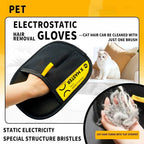 2-in-1 Grooming Glove and Lint Roller for Cat and Dog Hair