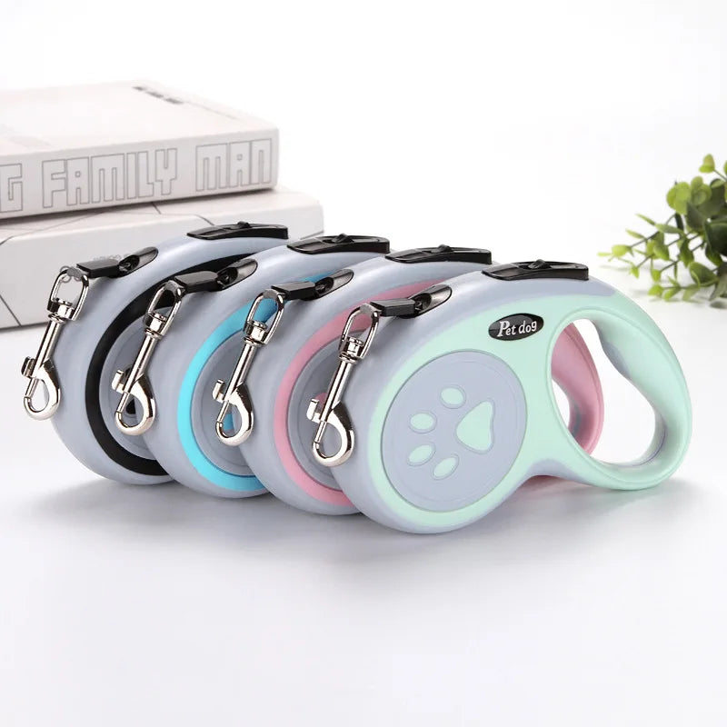 Retractable Nylon Leash for Small Dogs and Cats, 3m/5m