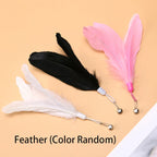 Hands-Free Suction Cup Bird Feather Cat Wand Toy - view 11
