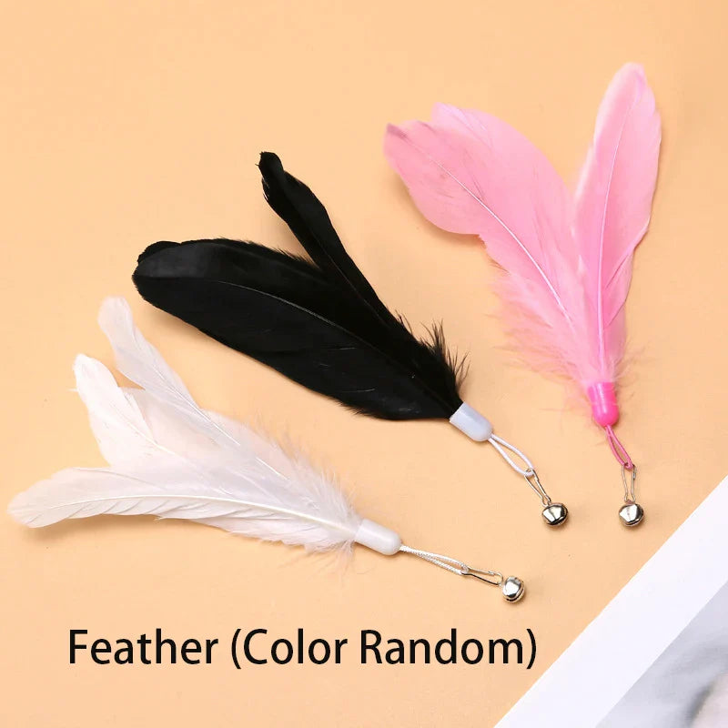 Hands-Free Suction Cup Bird Feather Cat Wand Toy - view 11