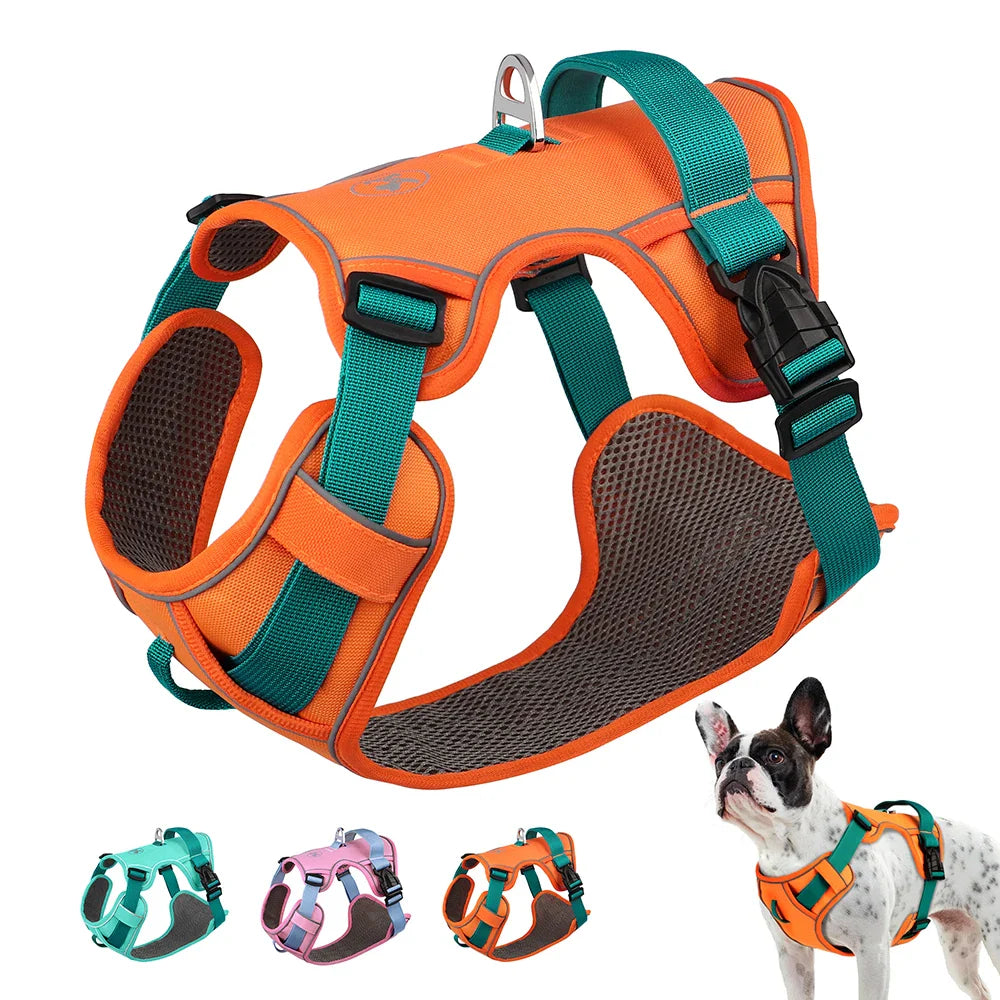 Reflective Mesh Dog Harness Vest