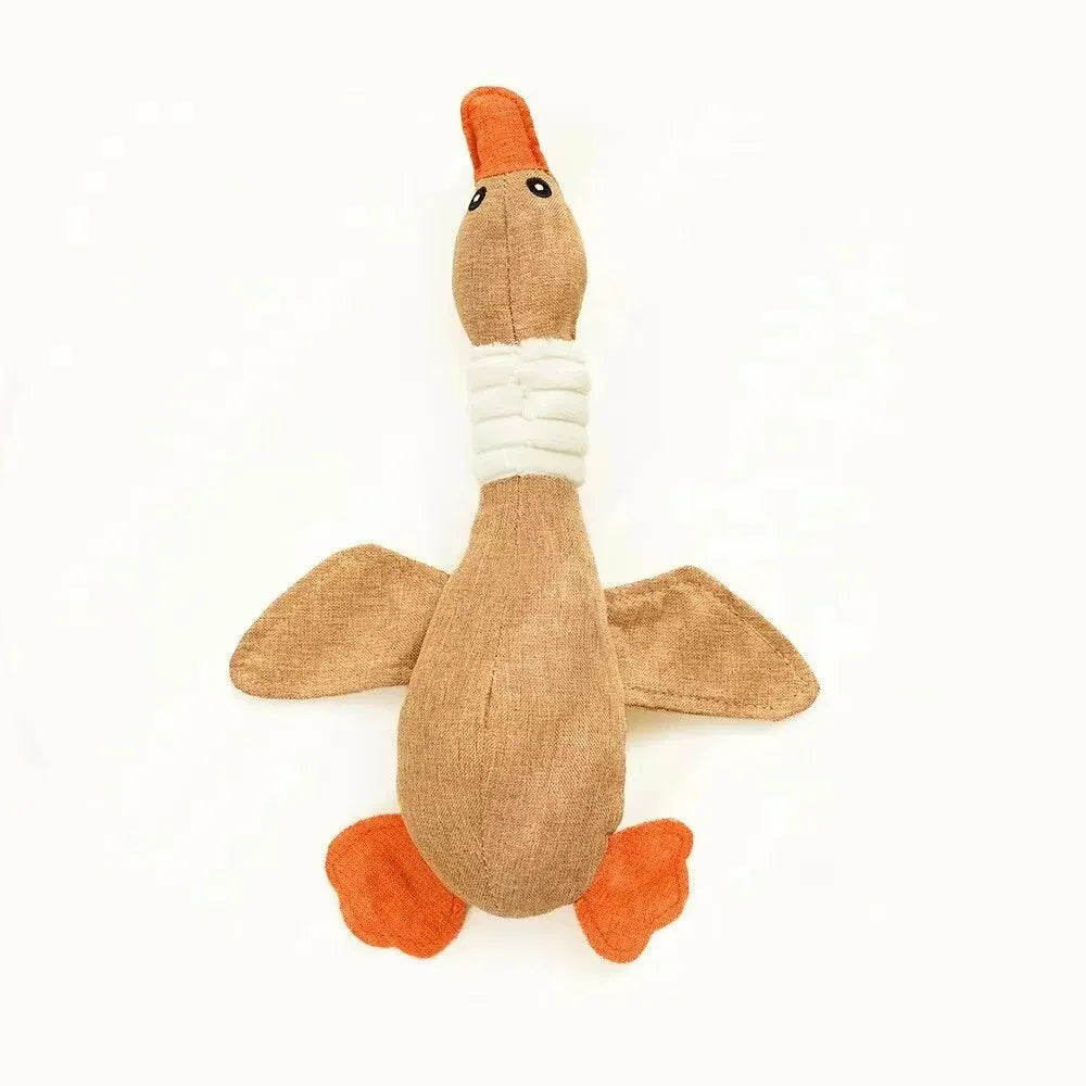Squeaky Plush Duck Chew Toy for Dogs - view 3